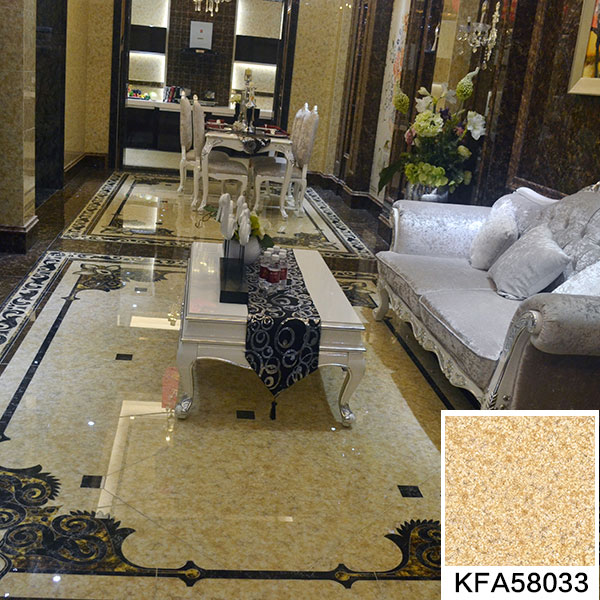 凯发K8国际2.0厚微晶石：：：丁香黄玉KFA58033效果图