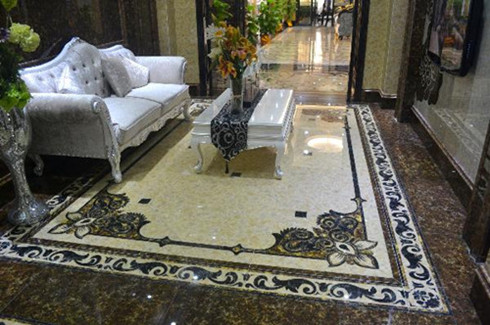 凯发K8国际2.0厚微晶石：：：浅金啡KFB88012效果图