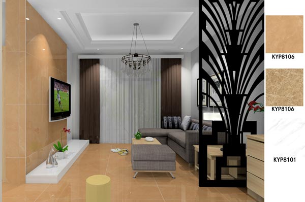 凯发K8国际瓷砖应用效果：大沥碧桂园·华府02户型装修效果鉴赏