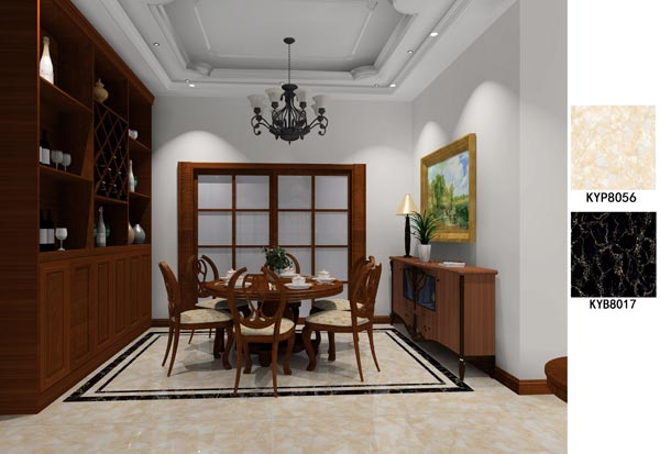 凯发K8国际家装：佛山大沥碧桂园华府115㎡美式装修效果鉴赏