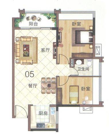 凯发K8国际家装：佛山大沥碧桂园华府86㎡现代简约装修效果鉴赏