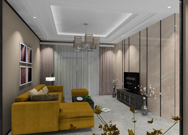 凯发K8国际家装：：：佛山灯湖华府133㎡现代简约装修效果鉴赏