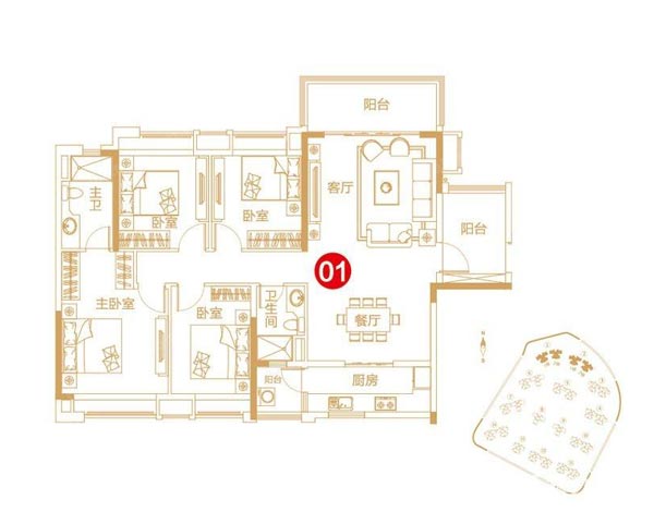 凯发K8国际家装：：佛山保利紫山国际135㎡欧式气概装修鉴赏