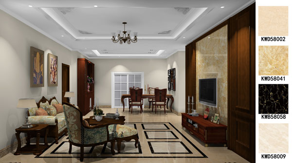 凯发K8国际家装：：佛山保利紫山国际135㎡欧式气概装修鉴赏