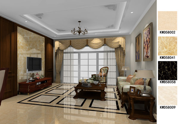 凯发K8国际家装：：佛山保利紫山国际135㎡欧式气概装修鉴赏