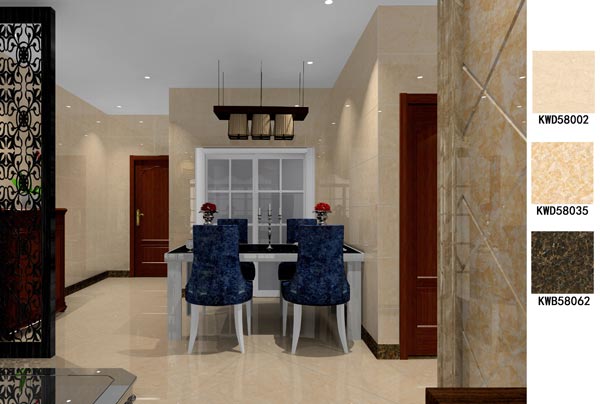 凯发K8国际家装：：：佛山保利紫山国际115㎡欧式气概装修鉴赏