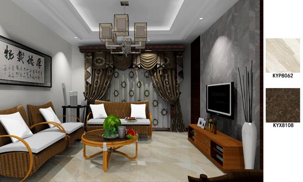 凯发K8国际家装：：佛山保利紫山国际115㎡中式气概装修鉴赏