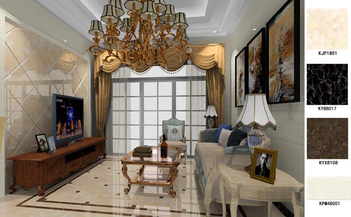 凯发K8国际家装：东莞南城丽水佳园75㎡简欧气概装修鉴赏