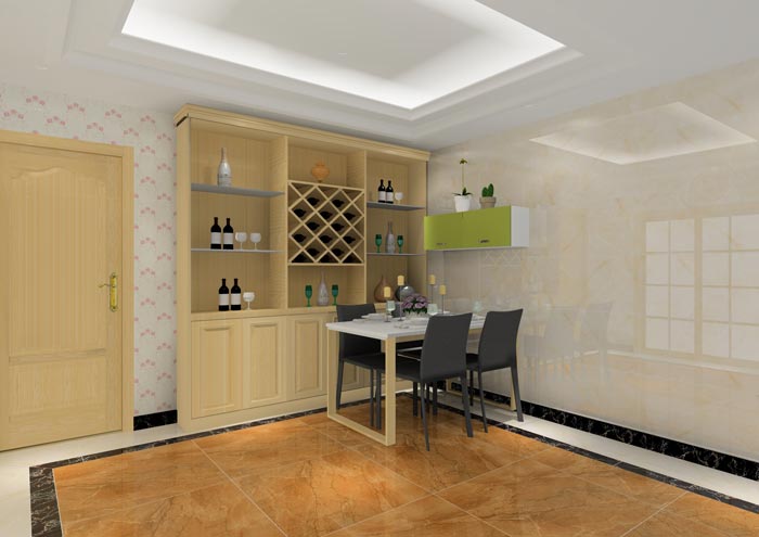 凯发K8国际家装：：：佛山合景新鸿基·泷景110㎡简约现代装修效果鉴赏