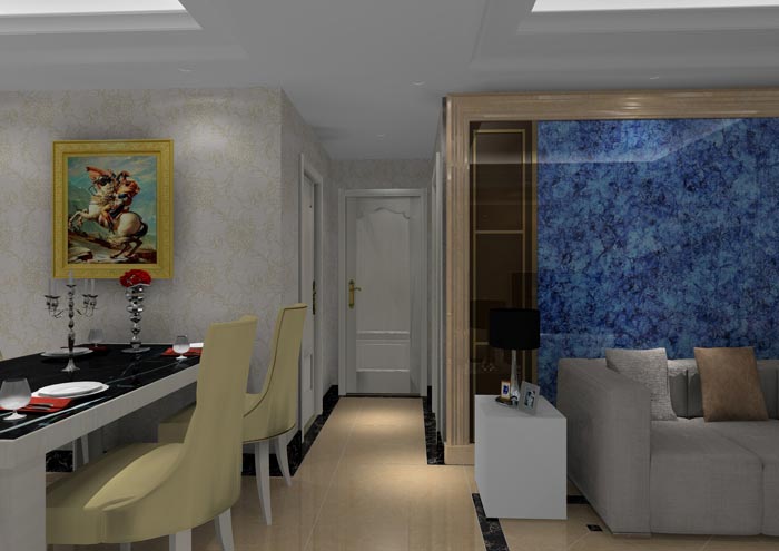 凯发K8国际家装：：佛山丹灶  桂丹颐景园80㎡简约现代装修效果鉴赏