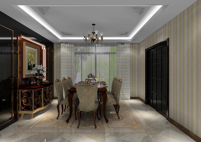 凯发K8国际家装：：佛山水悦龙湾141㎡简欧装修效果鉴赏