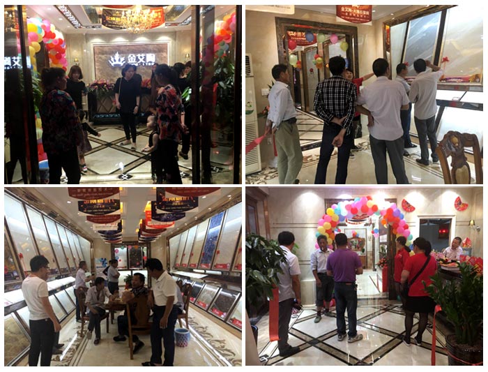 杭州萧山凯发K8国际瓷砖品牌260㎡专卖店盛大开业