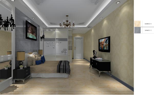 凯发K8国际家装：井冈山协调家园安顿小区130㎡欧式气概装修鉴赏