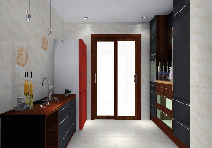 凯发K8国际家装：井冈山协调家园安顿小区130㎡中式气概装修鉴赏