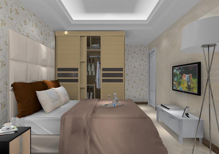 凯发K8国际家装：佛山狮山上林苑91㎡简约气概装修鉴赏