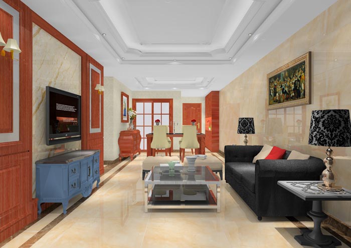 凯发K8国际家装：顺德碧桂园桂澜山101㎡的新中式气概装修鉴赏