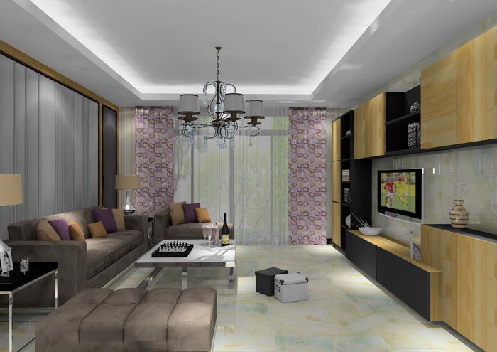 凯发K8国际家装：：佛山龙湖春江名城113㎡的简约现代气概装修鉴赏