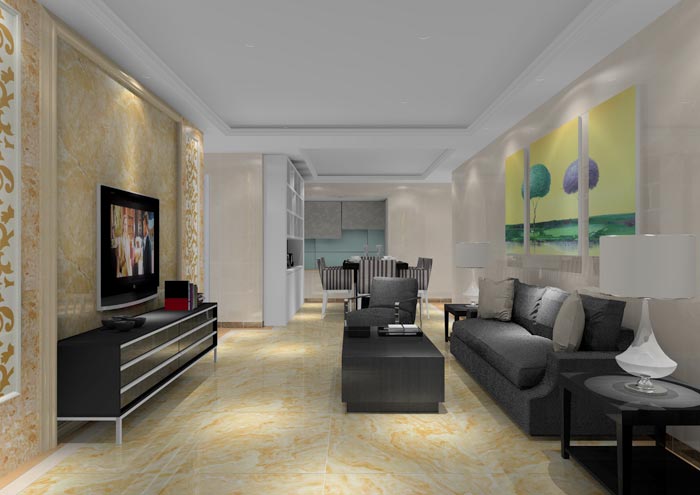 凯发K8国际家装：：：佛山佛山容桂颐澳花园100㎡的现代气概装修鉴赏