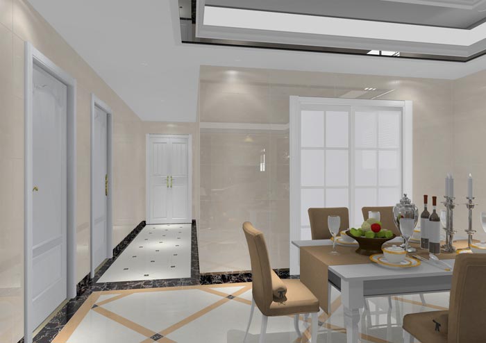 凯发K8国际家装：：：佛山佛山容桂颐澳花园100㎡的欧式气概装修鉴赏