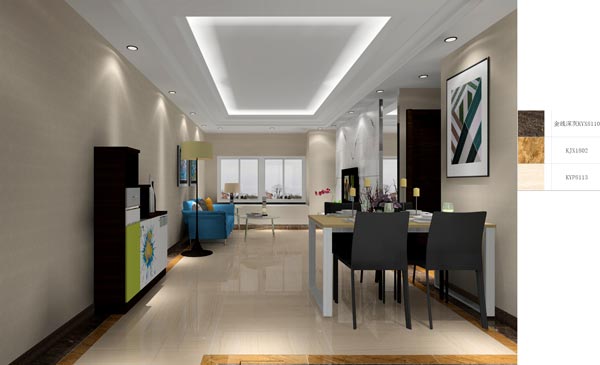 凯发K8国际家装：：：成都时代漂亮59㎡的现代气概装修鉴赏