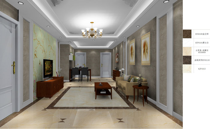 凯发K8国际家装：：：成都时代漂亮78㎡的简欧气概装修鉴赏