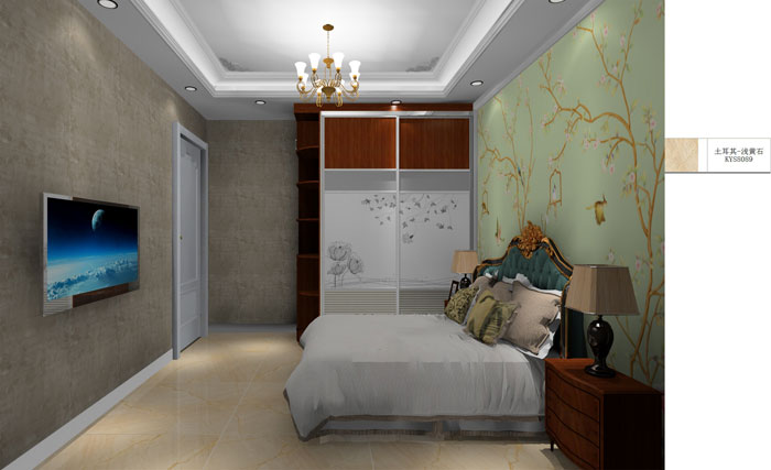 凯发K8国际家装：：：成都时代漂亮78㎡的简欧气概装修鉴赏