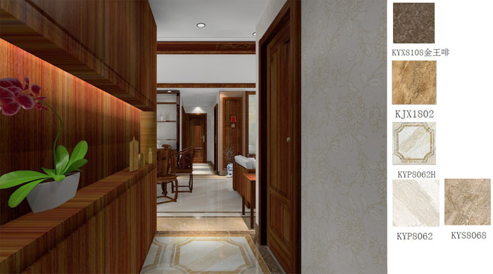 凯发K8国际家装：：：佛山禅城怡翠晋盛花园133㎡的中式气概装修鉴赏