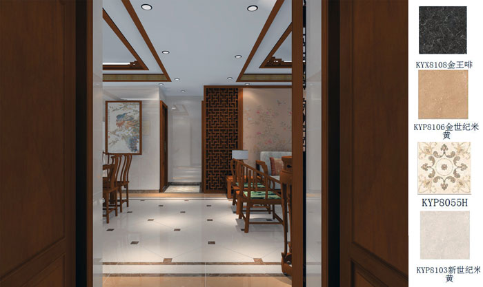 凯发K8国际家装：佛山禅城怡翠晋盛花园132㎡的中式气概装修鉴赏