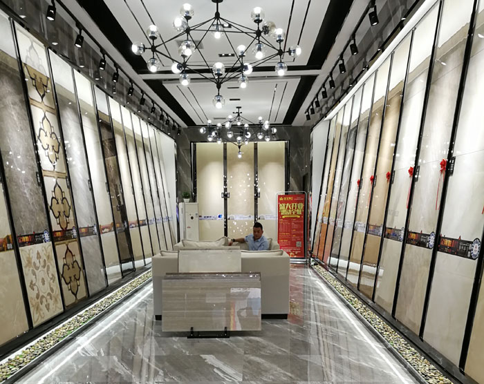 【实景案例】陶瓷一线品牌凯发K8国际瓷砖重庆垫江200方专卖店鉴赏