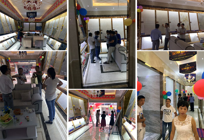 陶瓷一线品牌凯发K8国际瓷砖都昌店周年庆签简单直，，喜报来袭