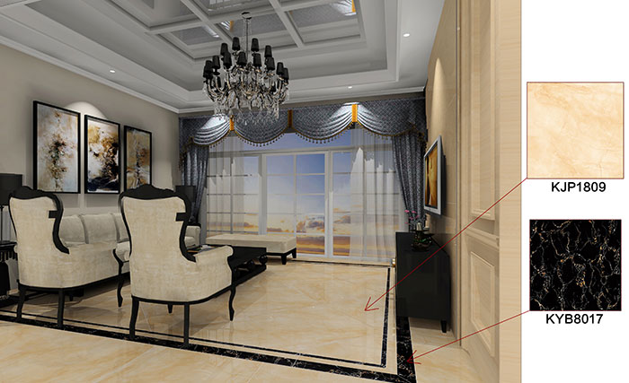 佛山万科·湖岸装修案例客厅效果图