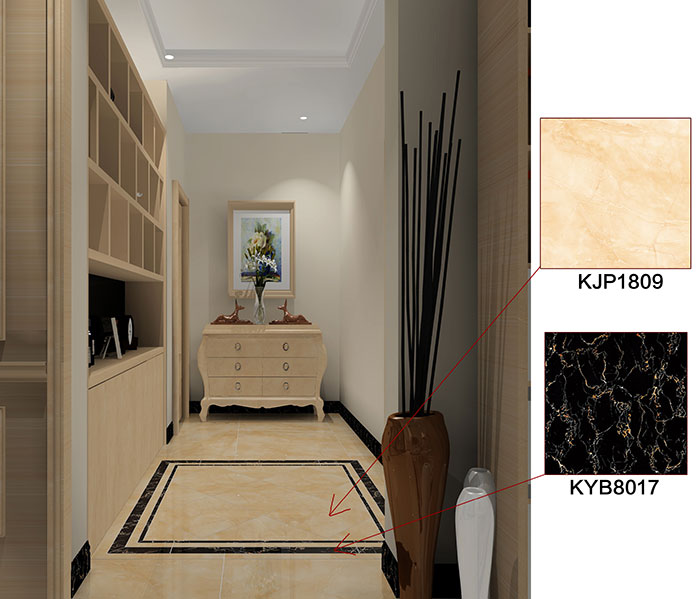 佛山万科·湖岸装修案例玄关效果图