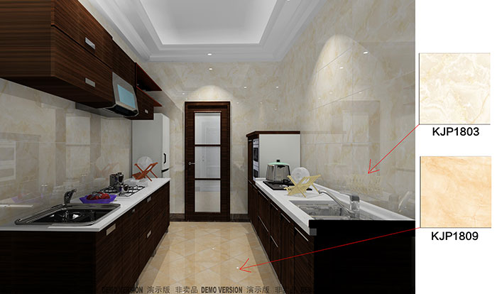 依云天汇装修案例厨房效果图