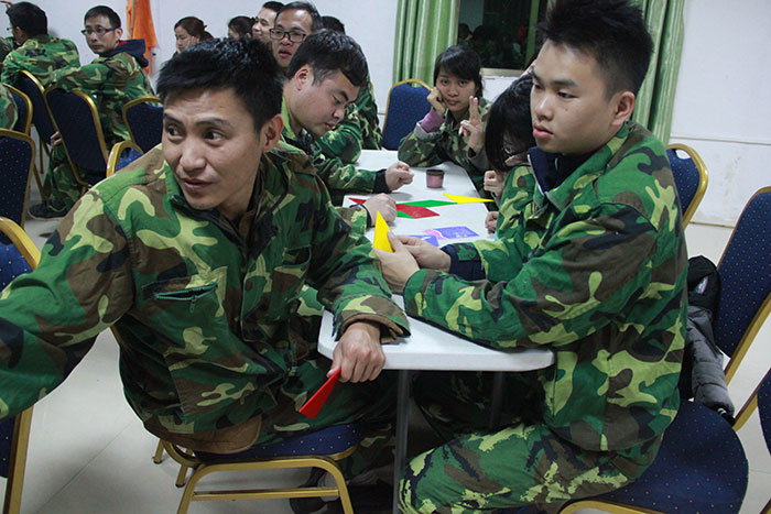 2017年2月13-15日，，凯发K8国际“虎狼道”户外拓展训练圆满竣事